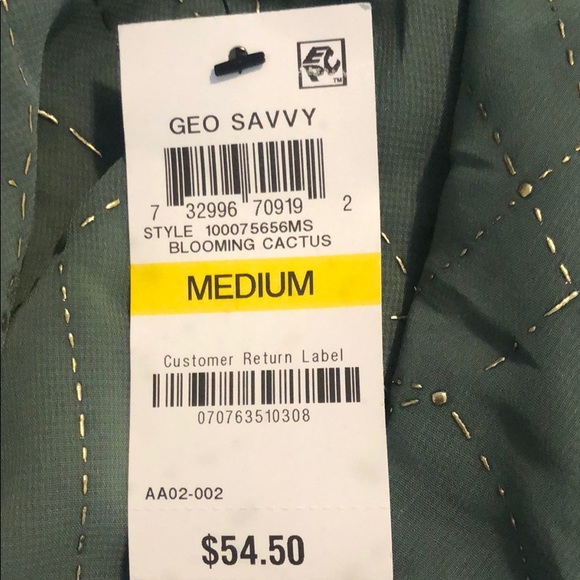 JM Collection Textured Overlay Top - Picture 4 of 5